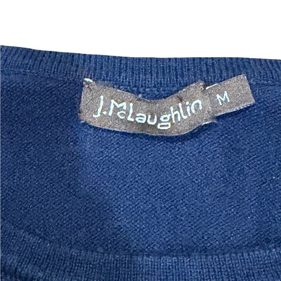 ✨ J. McLaughlin Jamey Sweater Navy Blue - Women’s Size Medium ✨ - Picture 6 of 15